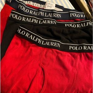3 pair Ralph Lauren Boxer Briefs